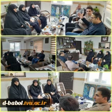 برگزاری نشست با خیر محترم آقای دکتر موسوی در آموزشکده ملی مهارت دختران بابل