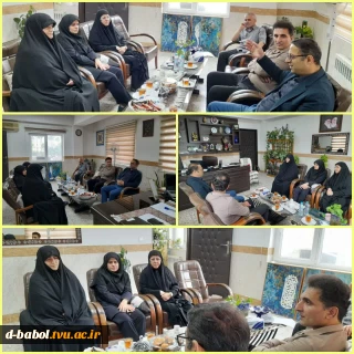 برگزاری نشست با خیر محترم آقای دکتر موسوی در آموزشکده ملی مهارت دختران بابل