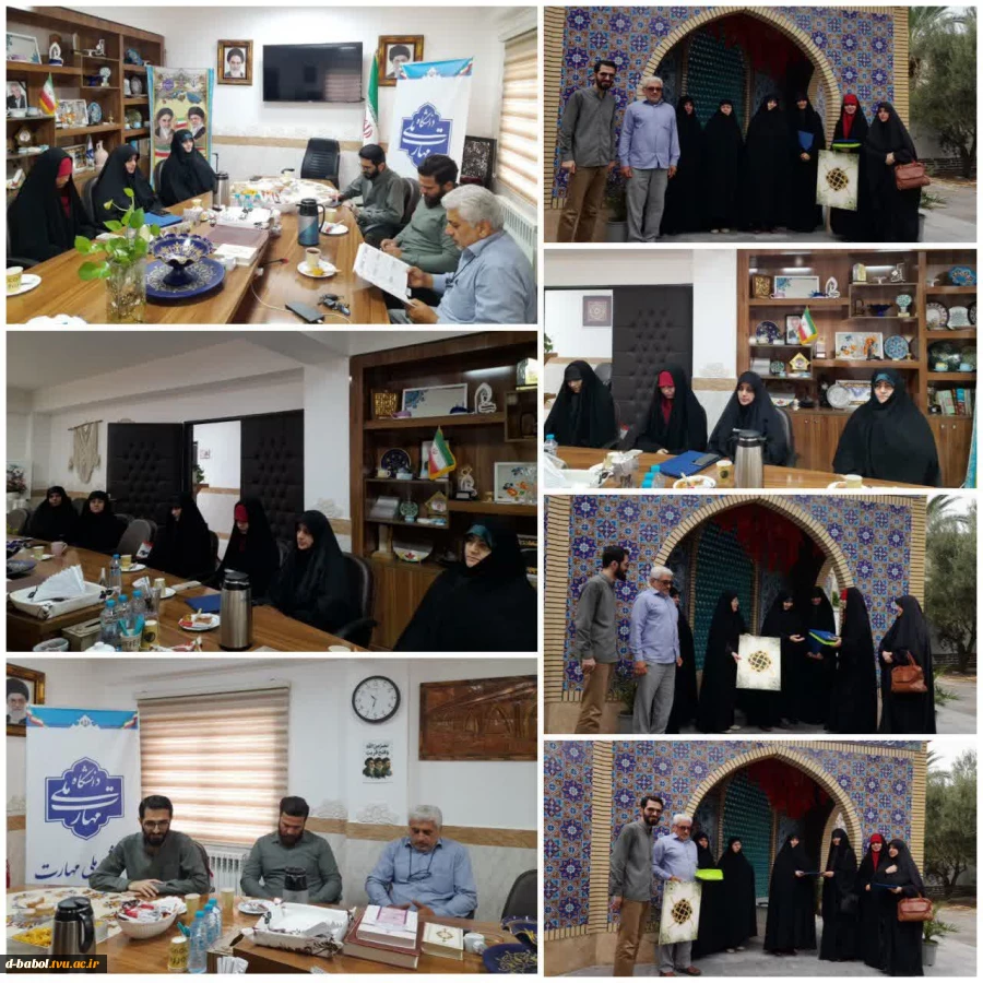 برگزاری آیین تکریم و معارفه فرمانده  پیشین و جدید بسیج دانشجویی آموزشکده ملی مهارت دختران بابل 2