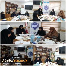 برگزاری جلسه شورای معاونین در آموزشکده ملی مهارت دختران بابل