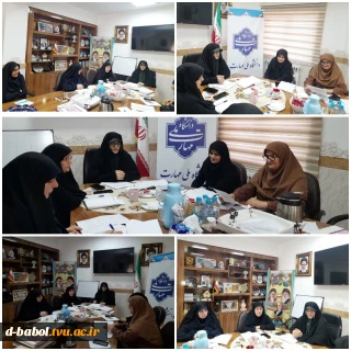برگزاری جلسه شورای معاونین در آموزشکده ملی مهارت دختران بابل