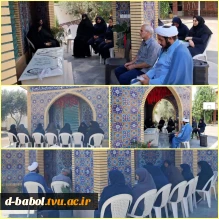 برگزاری مراسم غبار روبی و قرائت زیارت عاشورا در آموزشکده ملی مهارت دختران بابل به مناسبت آغاز هفته دفاع مقدس