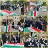 حضور فرماندار محترم شهرستان بابل جناب آقای مهندس میرتبار در برگزاری نمایشگاه دوخت و چاپ پرچم مقدس سه رنگ جمهوری اسلامی ایران، در آموزشکده ملی مهارت دختران بابل 2