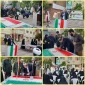 حضور فرماندار محترم شهرستان بابل جناب آقای مهندس میرتبار در برگزاری نمایشگاه دوخت و چاپ پرچم مقدس سه رنگ جمهوری اسلامی ایران، در آموزشکده ملی مهارت دختران بابل
